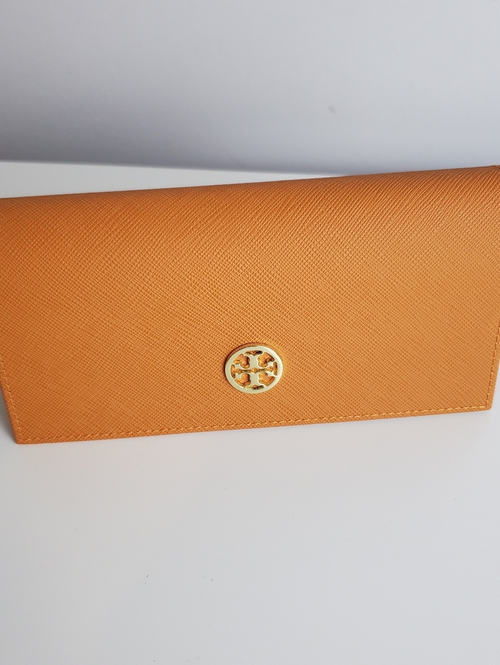 Tory Burch orange sunglasses case
